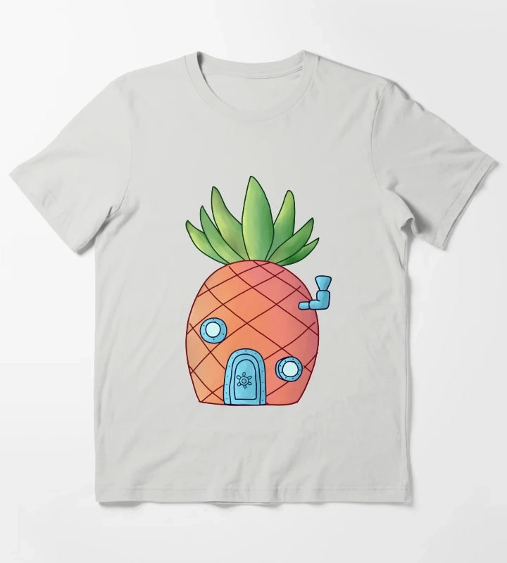 Spongebobs House T-Shirt Light Grey