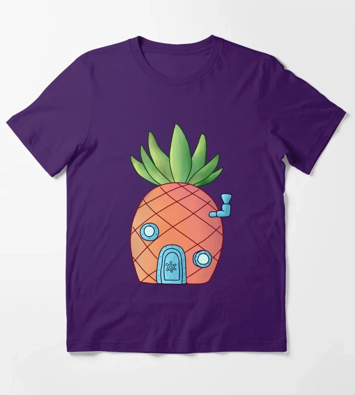 Spongebobs House T-Shirt Purple