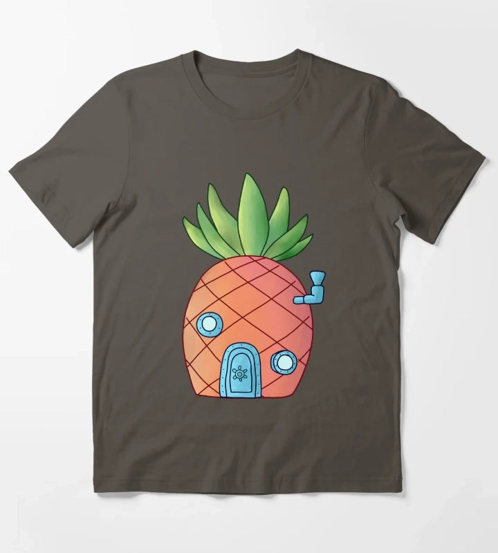 Spongebobs House T-Shirt Dark Grey