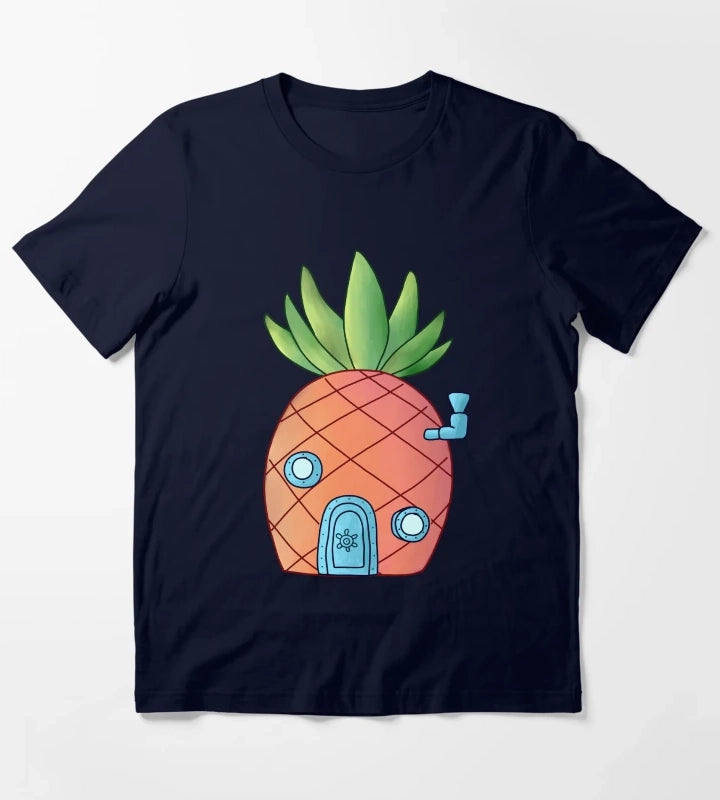 Spongebobs House T-Shirt Navy