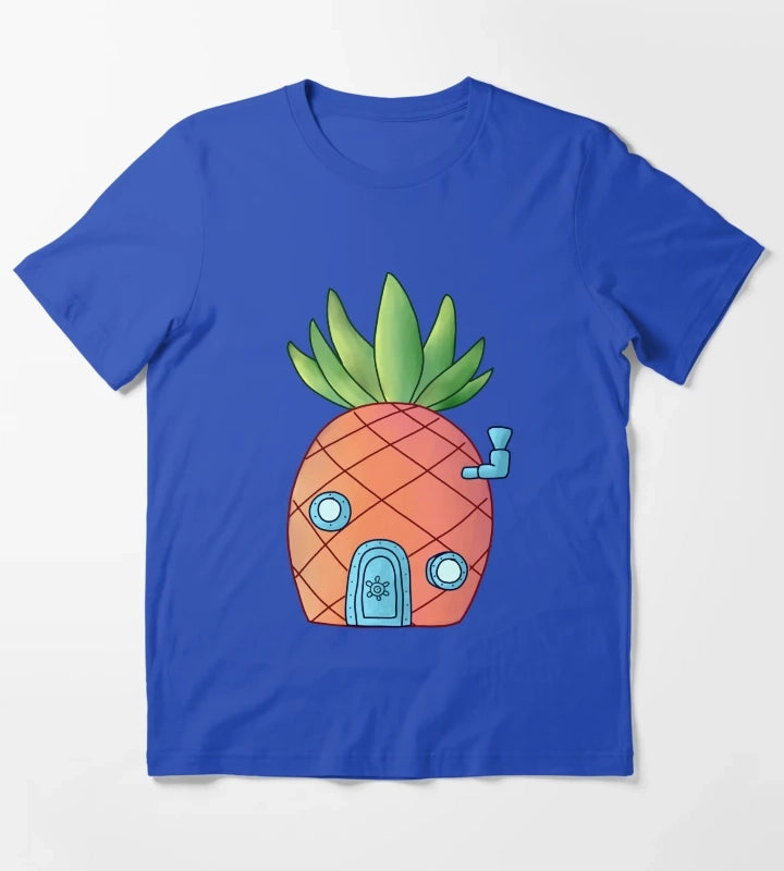 Spongebobs House T-Shirt Blue
