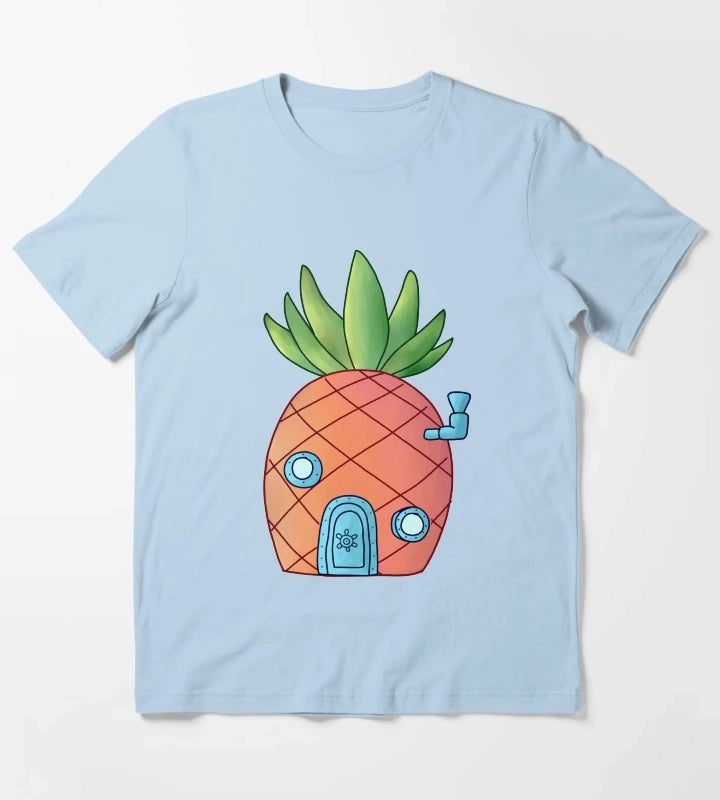 Spongebobs House T-Shirt Sky Blue