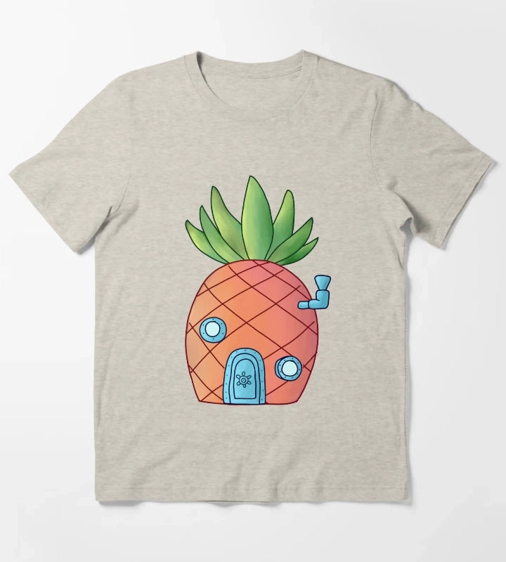 Spongebobs House T-Shirt Cream