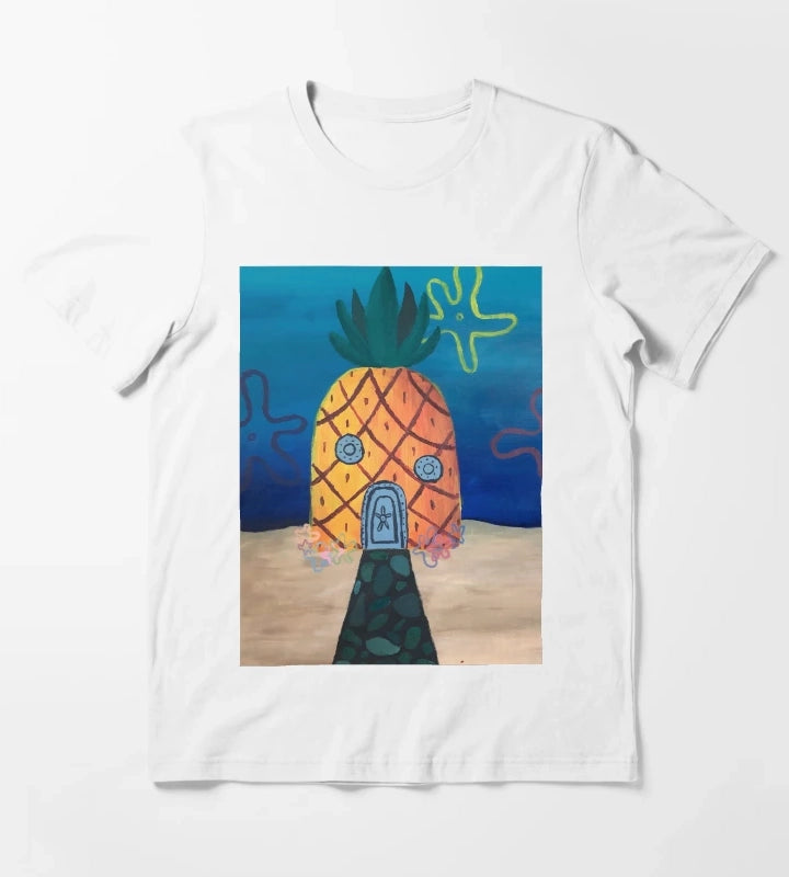 Spongebobs Pineapple House T-Shirt White