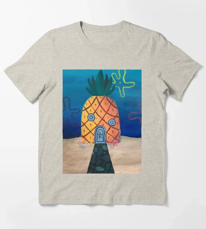 Spongebobs Pineapple House T-Shirt Cream