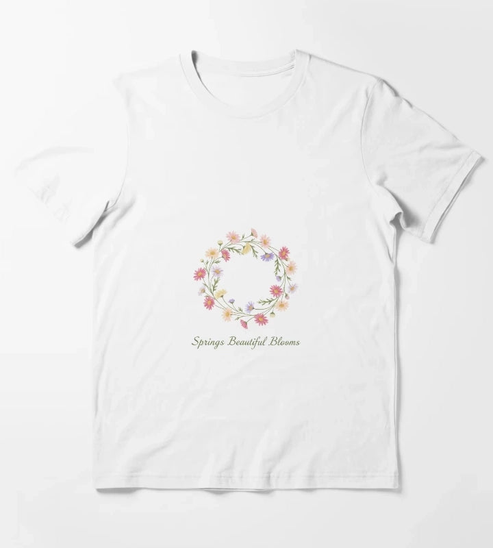 Springs Beautiful Blooms T-Shirt White