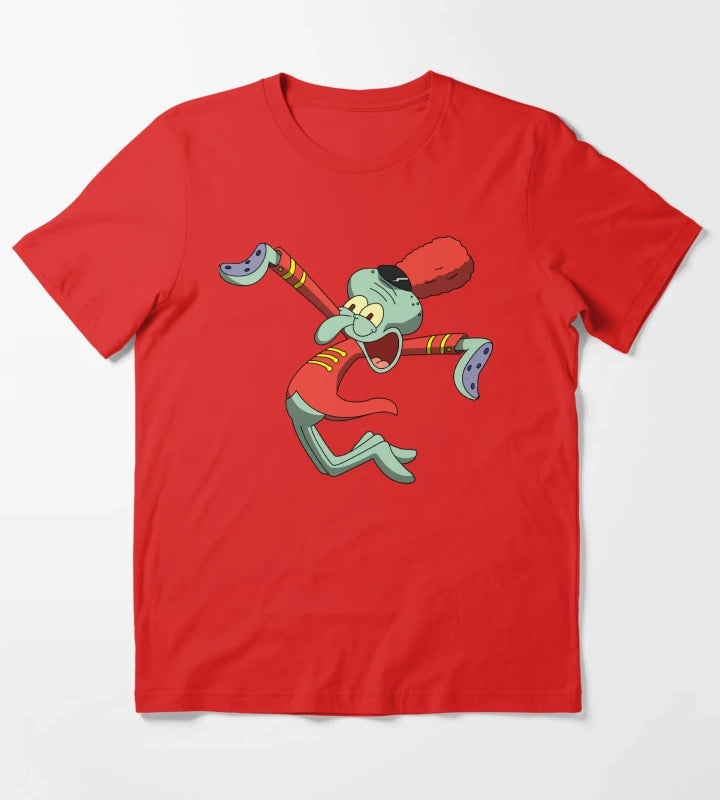 Squidward BAND GEEKS T-Shirt Red