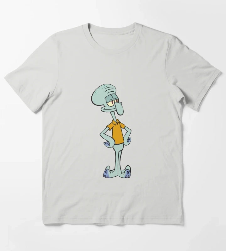 Squidward T-Shirt Light Grey