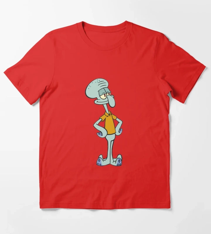Squidward T-Shirt Red