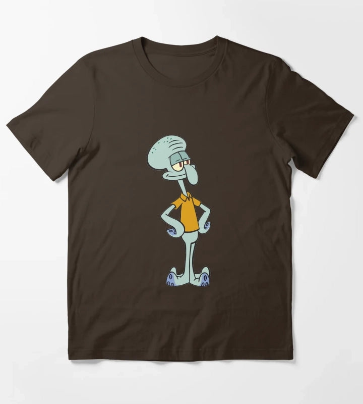 Squidward T-Shirt Brown