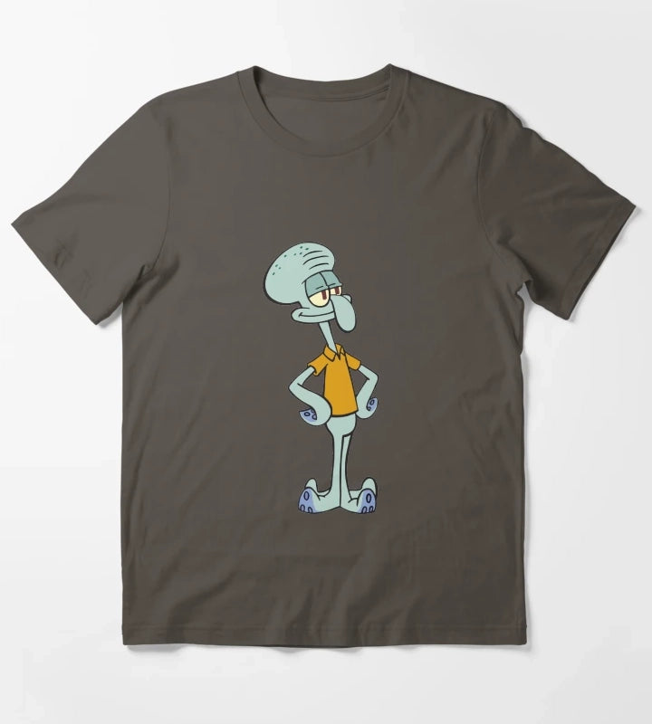 Squidward T-Shirt Dark Grey