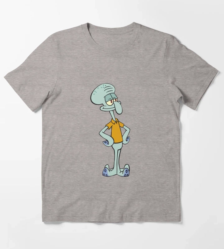 Squidward T-Shirt Heather Grey