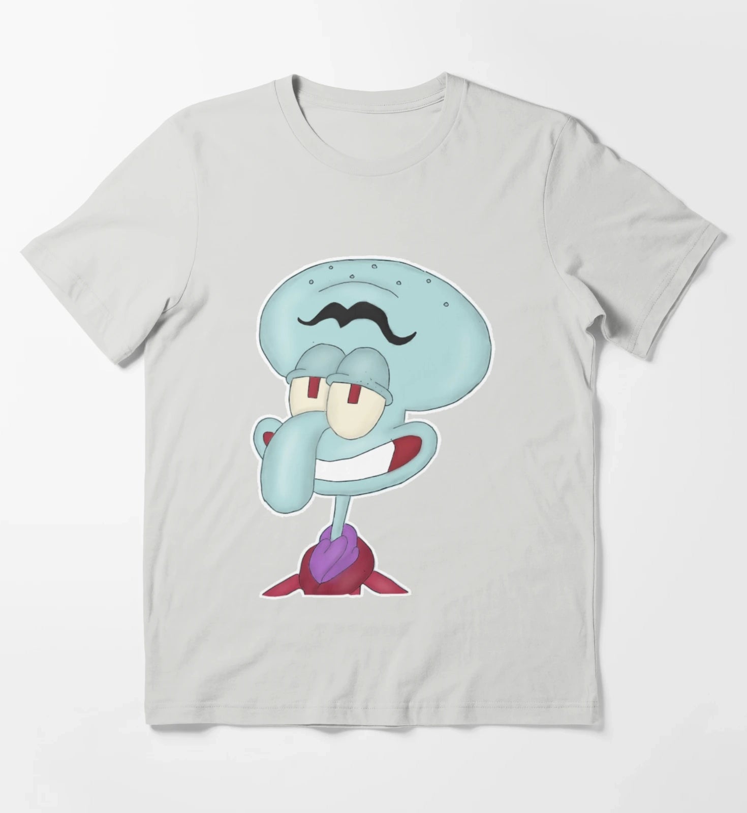Squilliam Fancyson T-Shirt Light Grey
