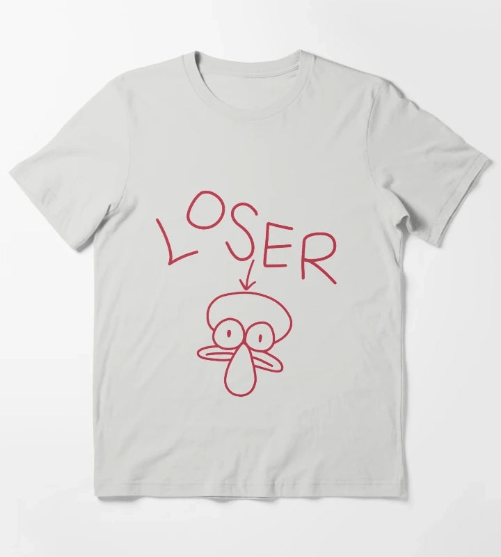 Squiward Loser T-Shirt Light Grey