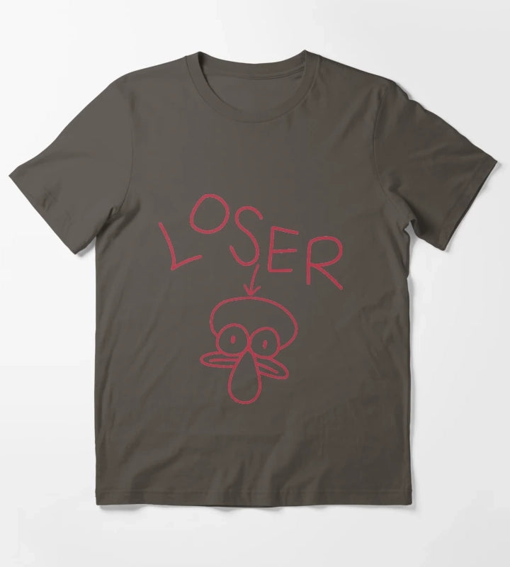 Squiward Loser T-Shirt Dark Grey