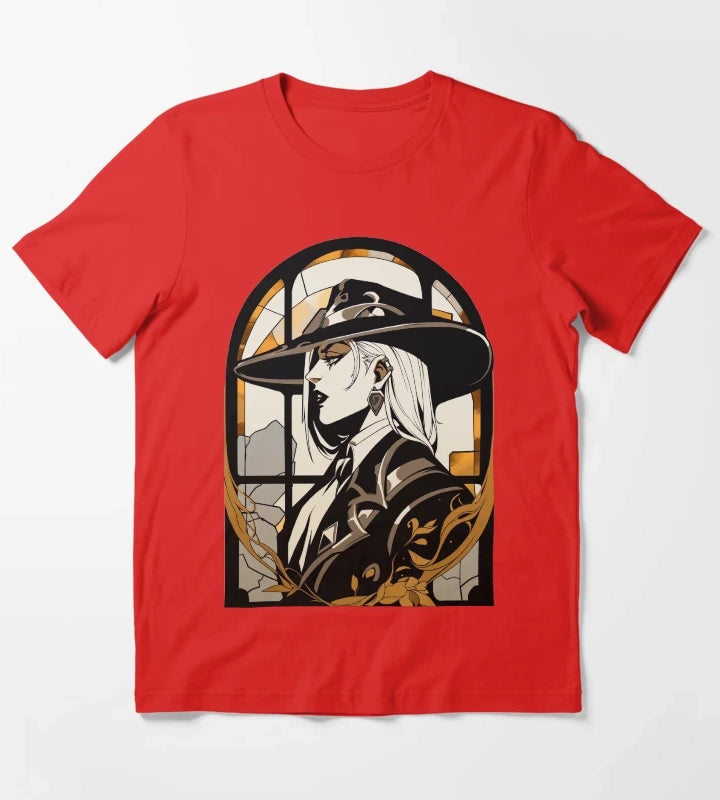 Stained Glass Deadlock T-Shirt Red