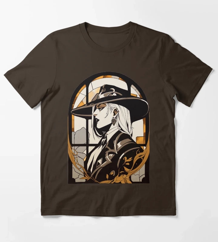 Stained Glass Deadlock T-Shirt Brown