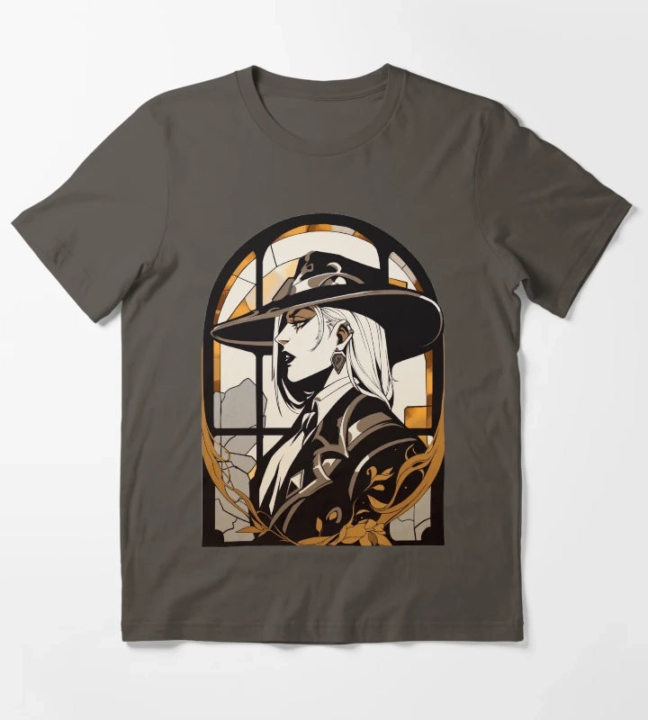 Stained Glass Deadlock T-Shirt Dark Grey
