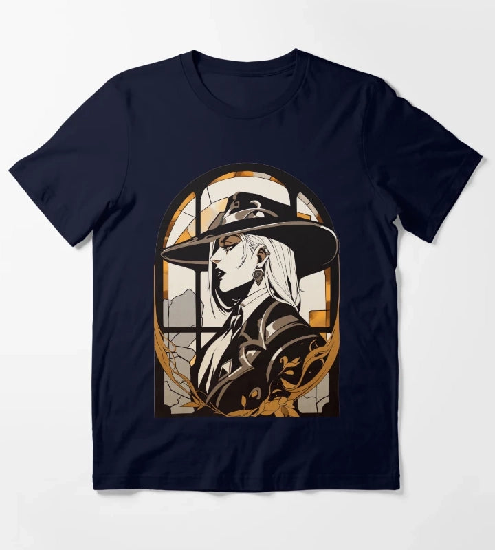 Stained Glass Deadlock T-Shirt Navy
