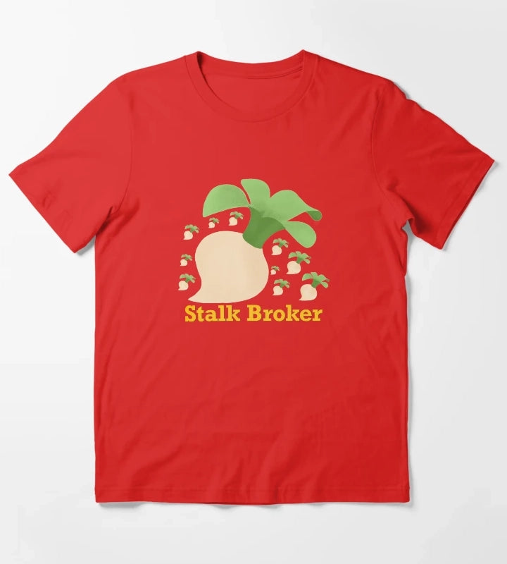 Stalk Broker Turnip T-Shirt Red