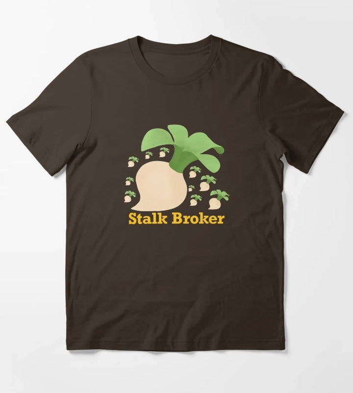 Stalk Broker Turnip T-Shirt Brown