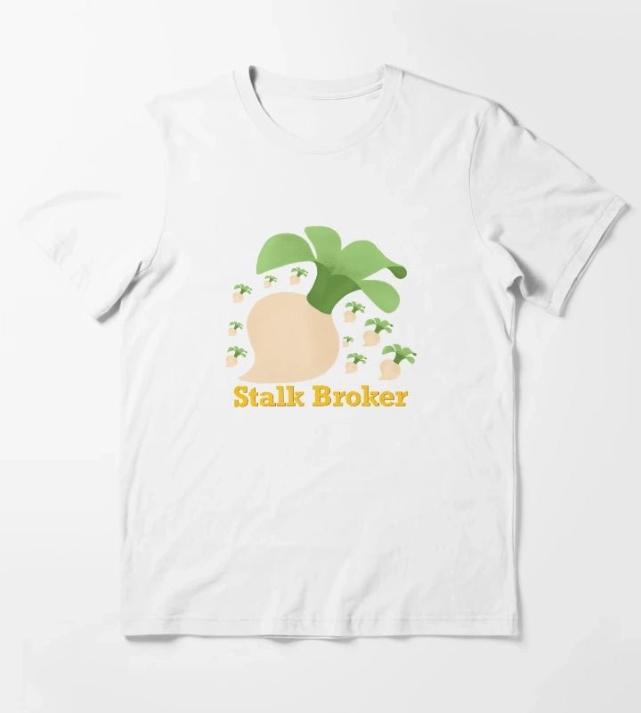 Stalk Broker Turnip T-Shirt White