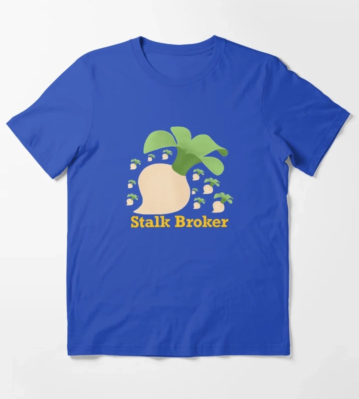Stalk Broker Turnip T-Shirt Blue