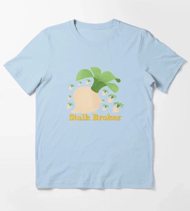 Stalk Broker Turnip T-Shirt Sky Blue