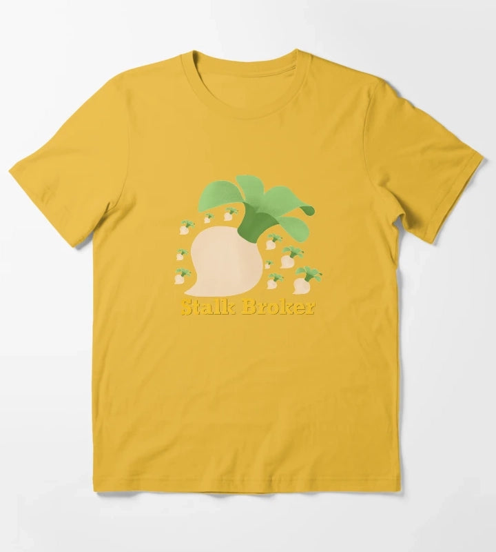 Stalk Broker Turnip T-Shirt Yellow