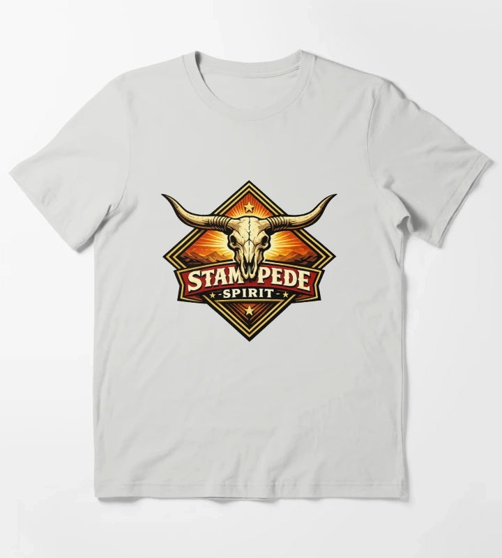 Stampede Spirit T-Shirt Light Grey