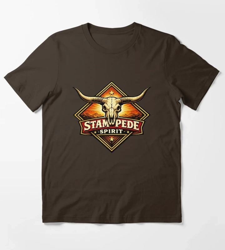 Stampede Spirit T-Shirt Brown