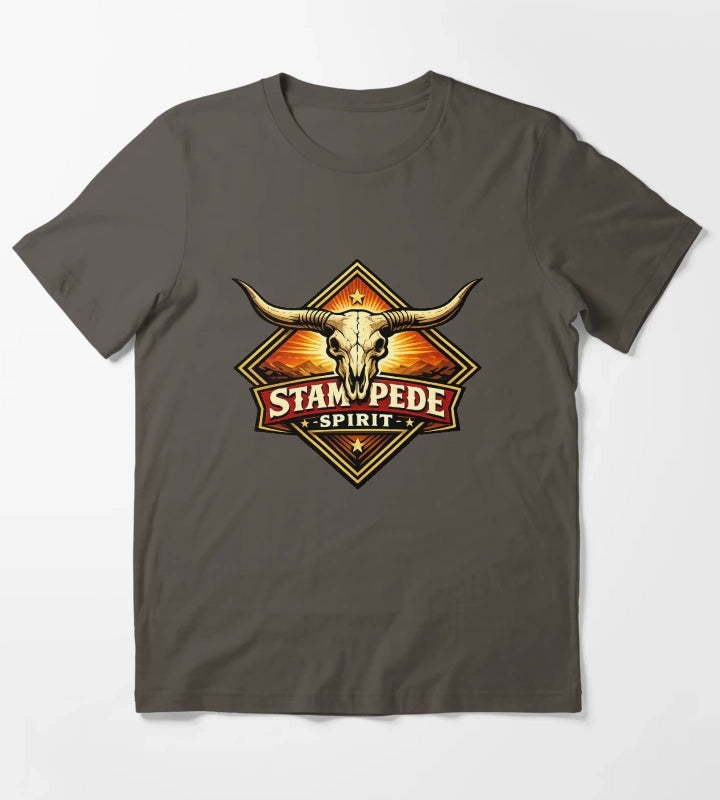 Stampede Spirit T-Shirt Dark Grey