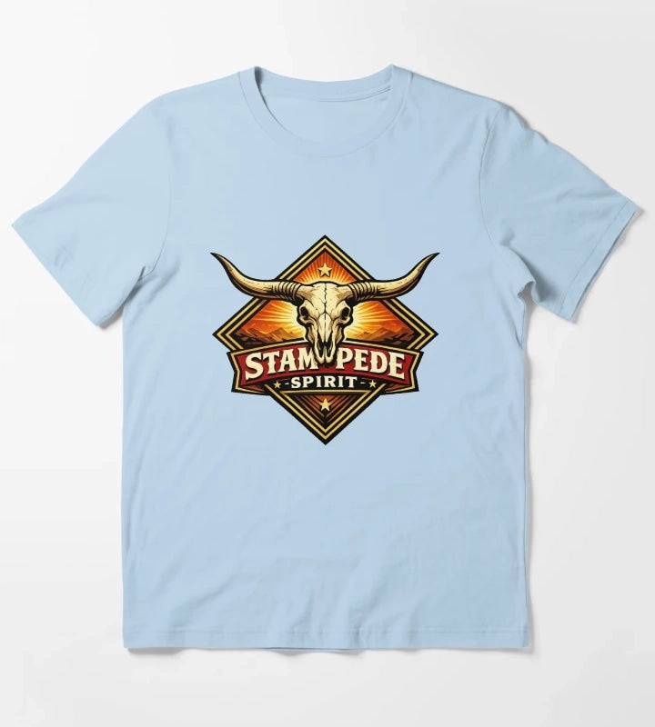 Stampede Spirit T-Shirt Sky Blue