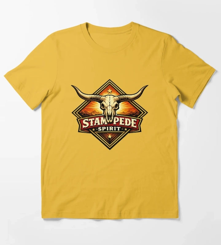 Stampede Spirit T-Shirt Yellow