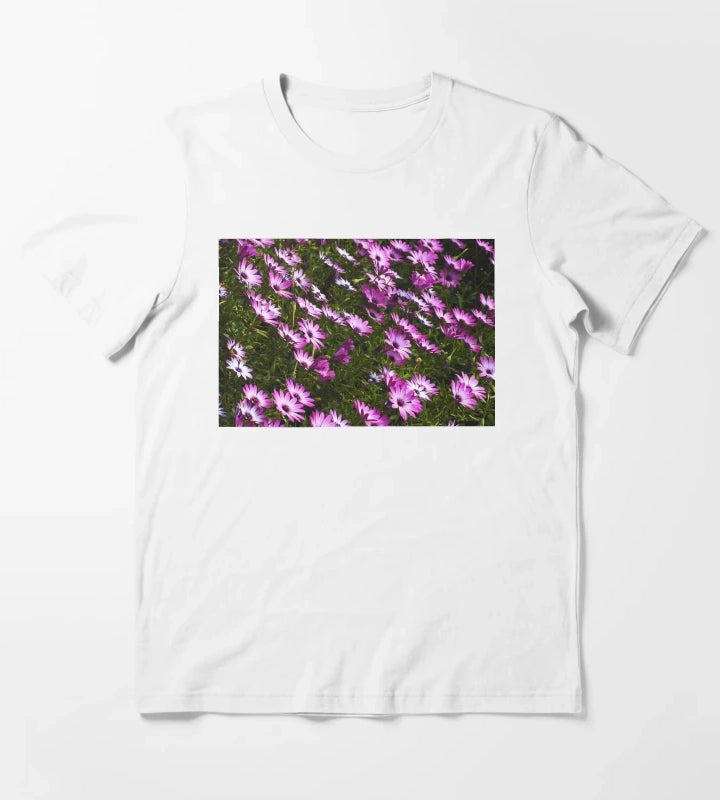 Standing In Beautiful Daisies T-Shirt White