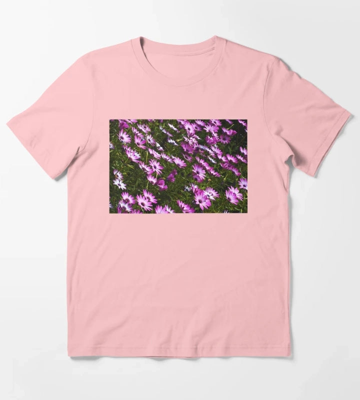 Standing In Beautiful Daisies T-Shirt Dark Grey