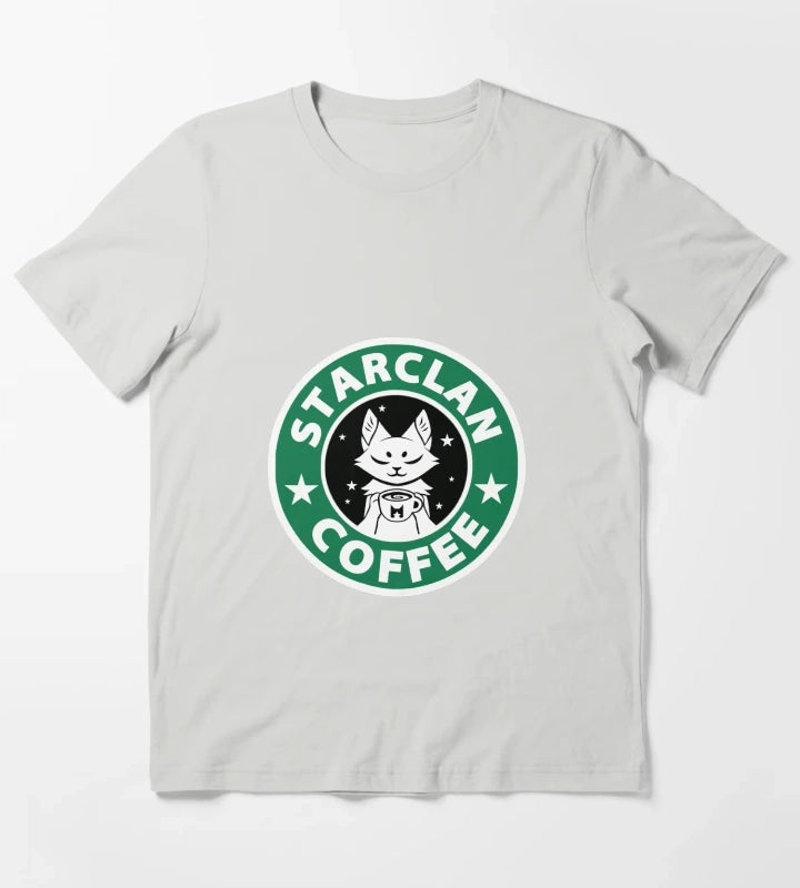 StarClan Coffee T-Shirt Light Grey