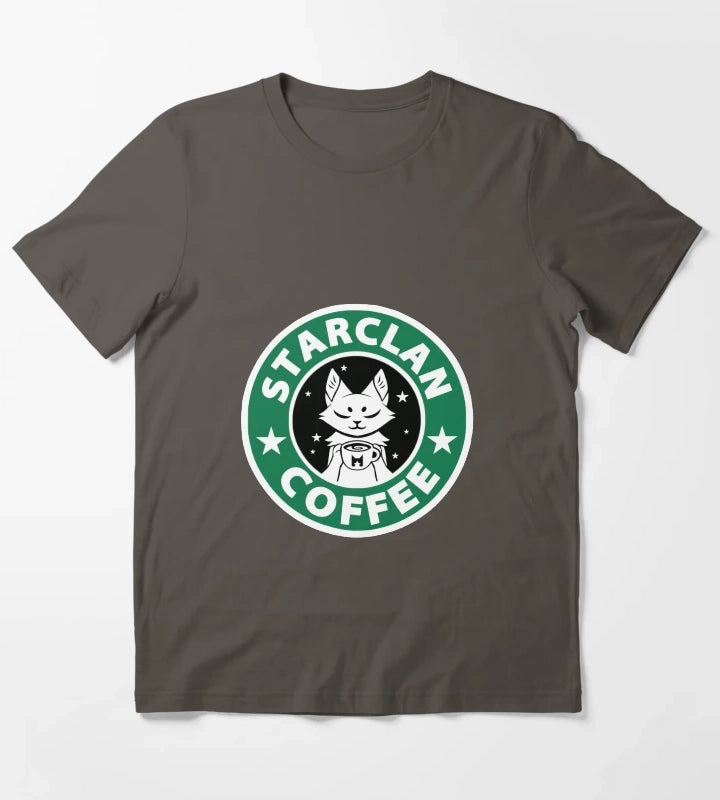 StarClan Coffee T-Shirt Dark Grey