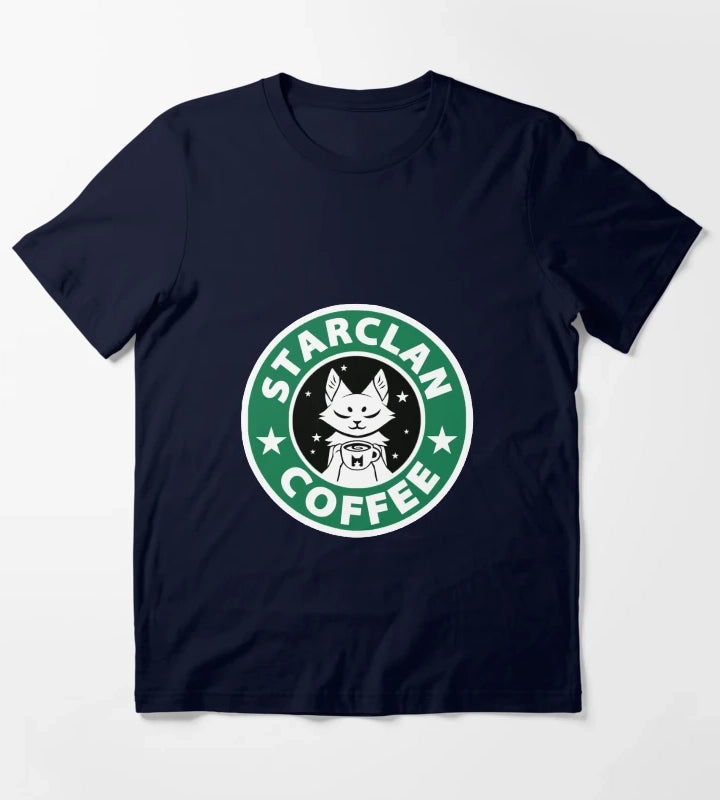 StarClan Coffee T-Shirt Navy