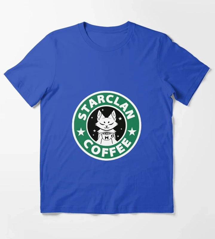 StarClan Coffee T-Shirt Blue