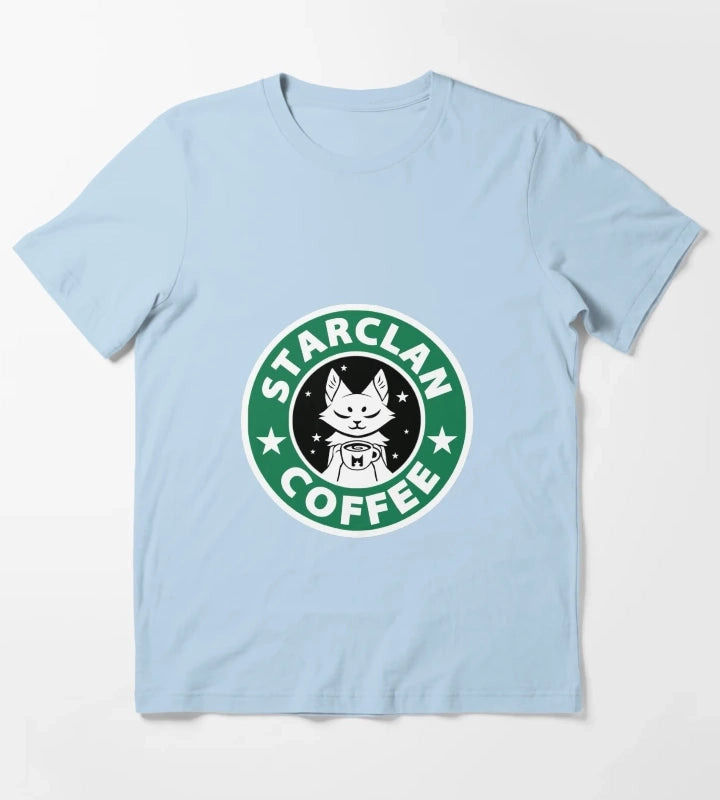 StarClan Coffee T-Shirt Sky Blue