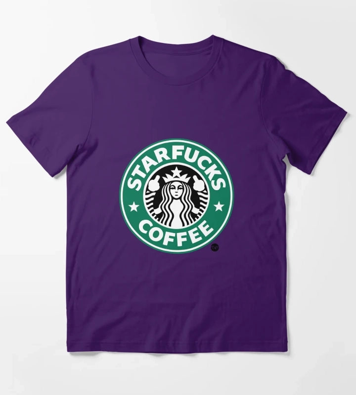 StarFucks Coffee T-Shirt Purple