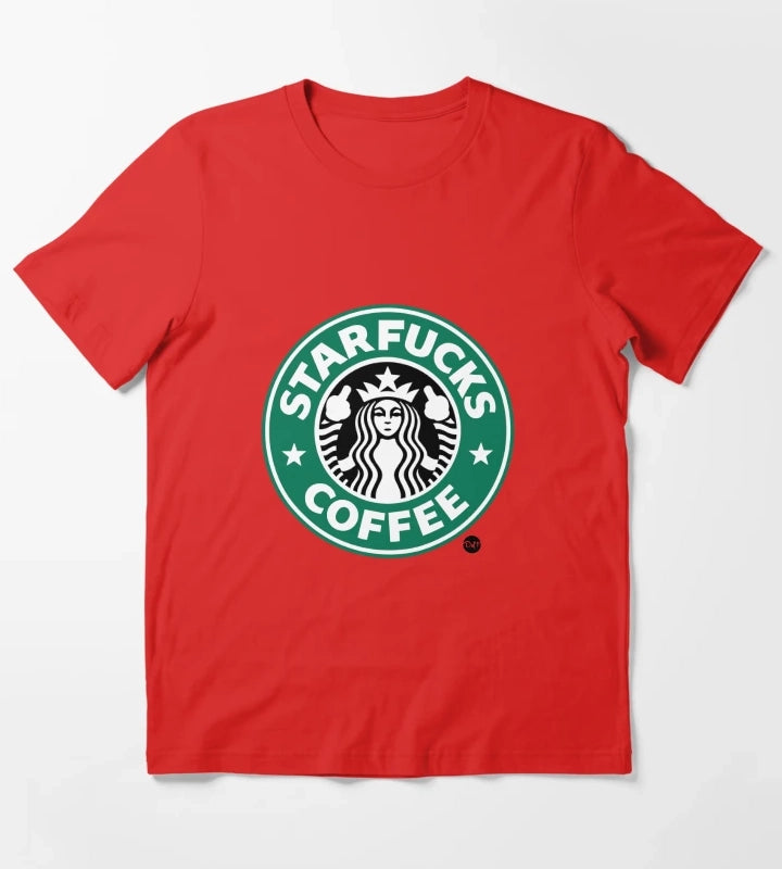 StarFucks Coffee T-Shirt Red