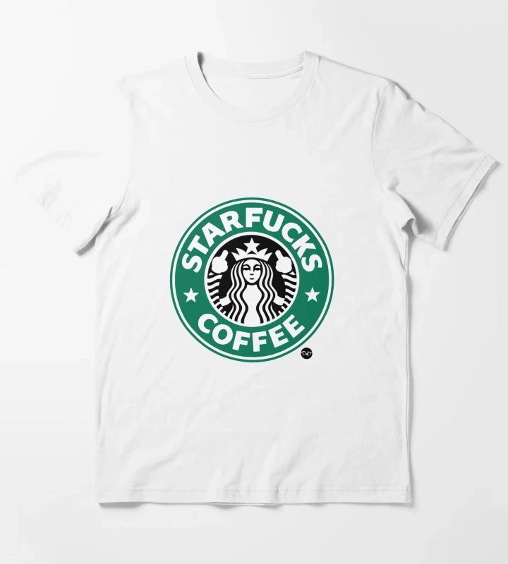 StarFucks Coffee T-Shirt White