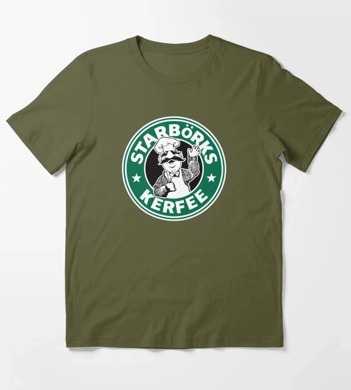 Starborks Kerfee T-Shirt Olive Green