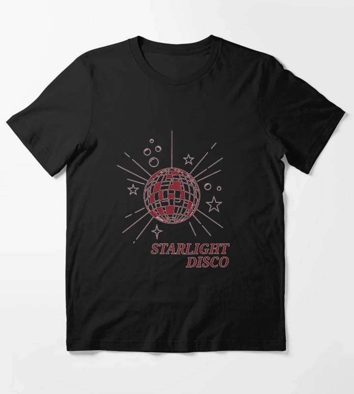 Starlight Disco Vibes Retro Party Design T-Shirt