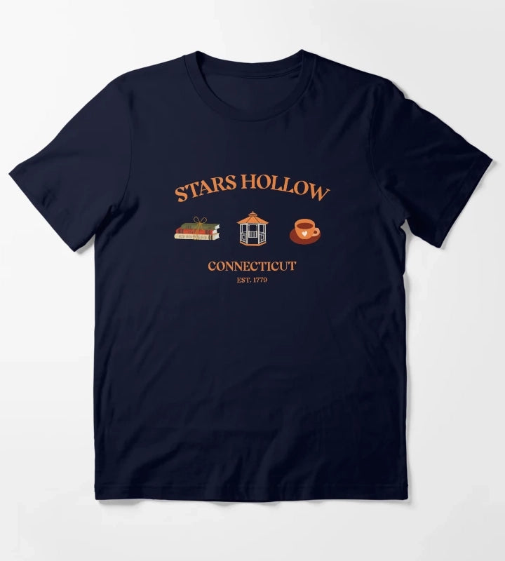 Stars Hollow Connecticut T-Shirt Navy