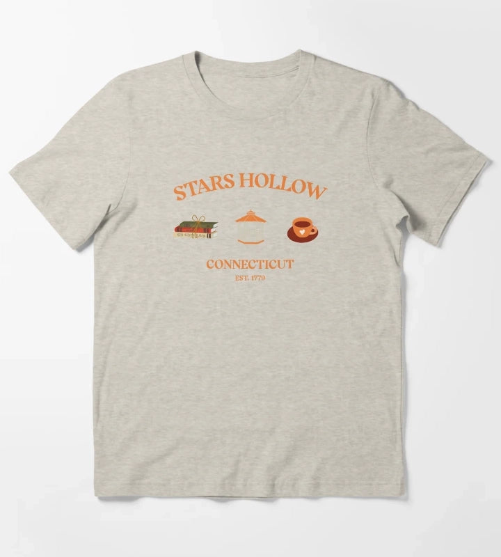 Stars Hollow Connecticut T-Shirt Cream
