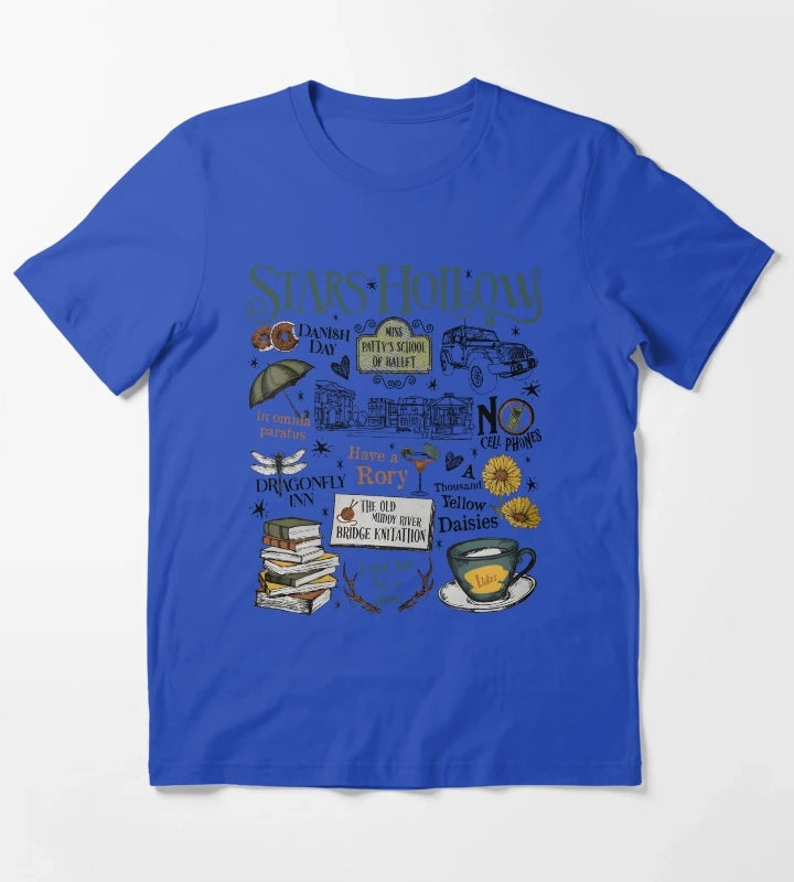 Stars Hollow Where You Lead I Will Follow T-Shirt Blue