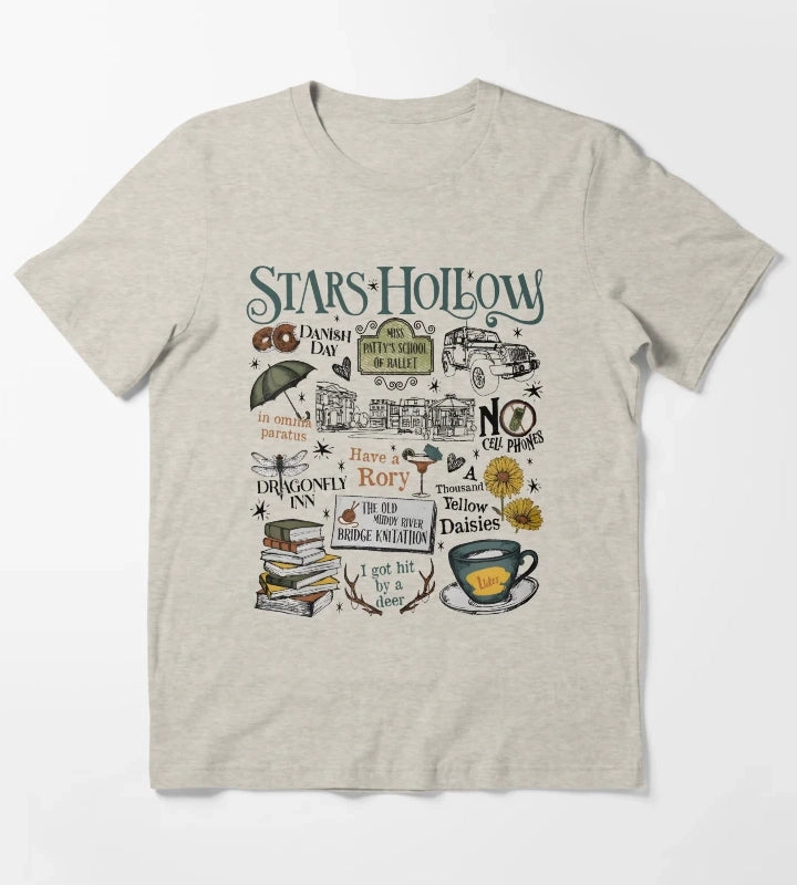Stars Hollow Where You Lead I Will Follow T-Shirt Cream